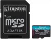  Зображення Карта пам'яті Kingston microSD   64GB C10 UHS-I U3 A2 R170/W70MB/s + SD 